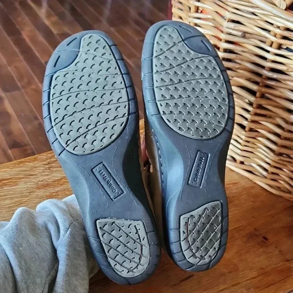 Cobb Hill Parker Mary Jane Flat sz 8 Linen Leather - Picture 5 of 13